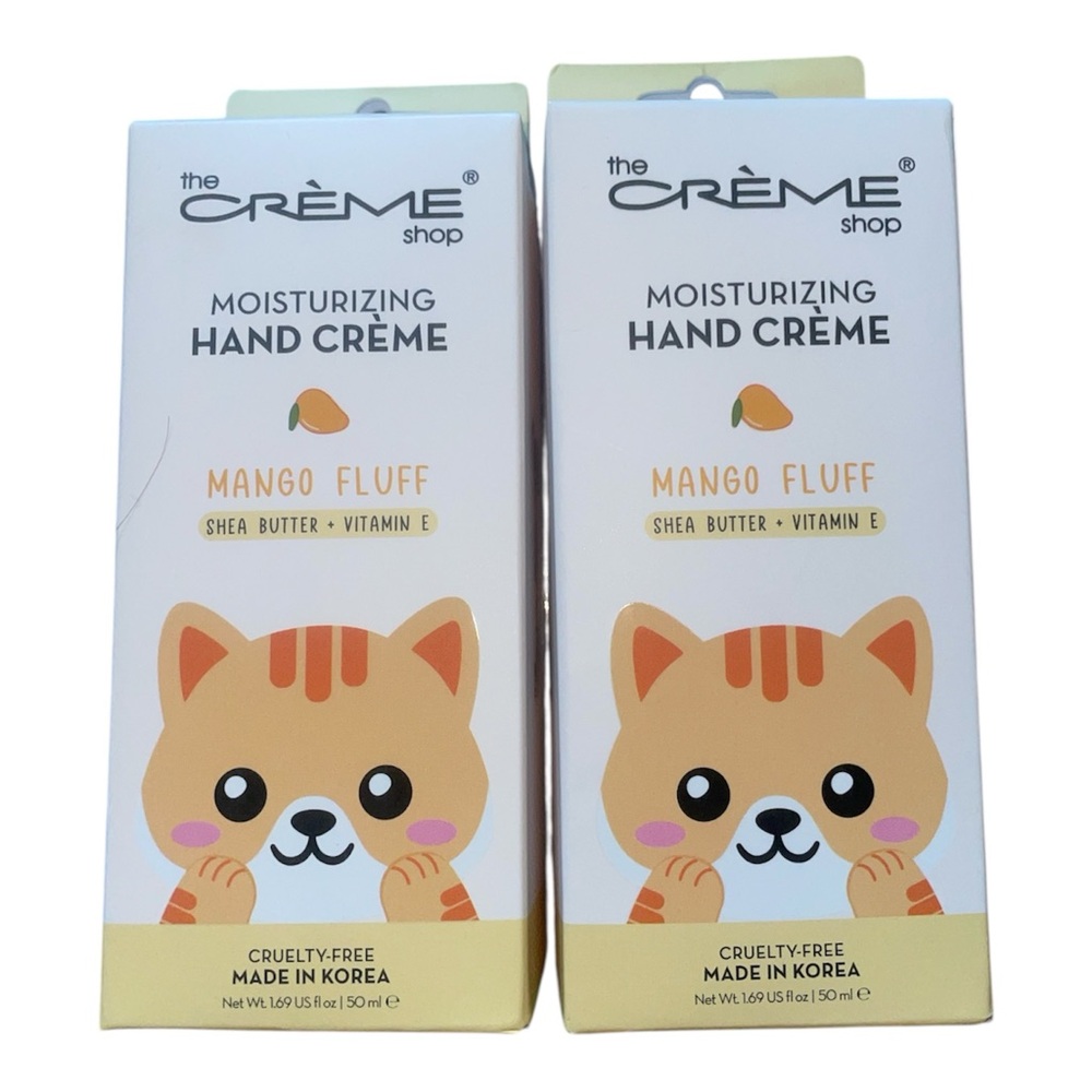 The Crème Shop Moisturizing Hand Crème - Mango Fluff - bundle of 2